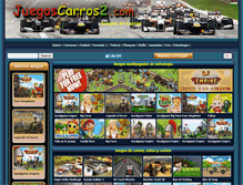 Tablet Screenshot of juegoscarros2.com